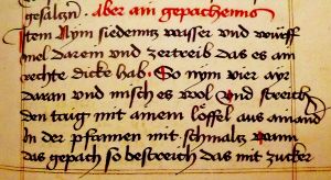 Bild 3 - „Aber ein gepachenns“ – noch ein Gebackenes von Meister Hans um 1460 (Transkription im Text)